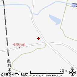 秋田県山本郡三種町鹿渡一本木75-1周辺の地図
