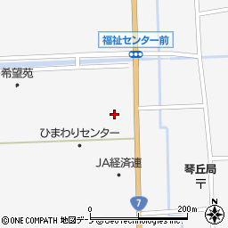 秋田やまもと農業協同組合　本店事故センター周辺の地図
