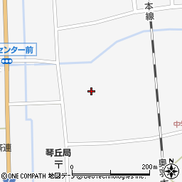 秋田県三種町（山本郡）鹿渡（腰巡）周辺の地図