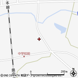 秋田県山本郡三種町鹿渡一本木周辺の地図