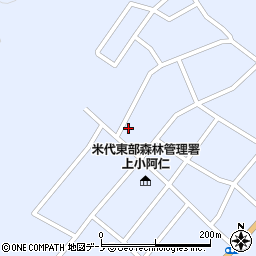 秋田県北秋田郡上小阿仁村沖田面野中456周辺の地図