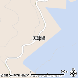 秋田県北秋田市森吉天津場周辺の地図