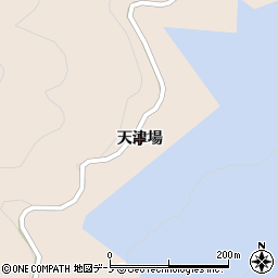 秋田県北秋田市森吉（天津場）周辺の地図