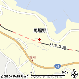 岩手県下閉伊郡普代村第２０地割馬場野周辺の地図