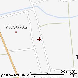 秋田県三種町（山本郡）鹿渡（浜村下）周辺の地図