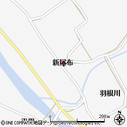 秋田県北秋田市小又新屋布周辺の地図