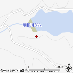 羽根川ダム周辺の地図