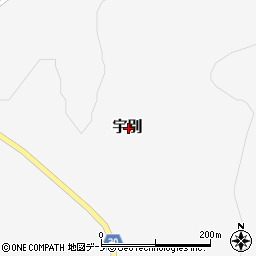 岩手県二戸郡一戸町宇別周辺の地図