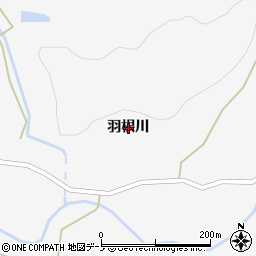 秋田県山本郡三種町鹿渡羽根川周辺の地図