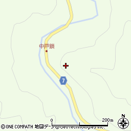 岩手県久慈市山根町下戸鎖（第１地割）周辺の地図