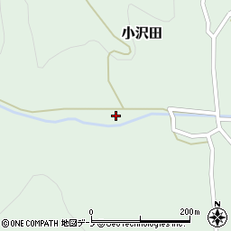 秋田県北秋田郡上小阿仁村小沢田60周辺の地図