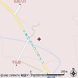 秋田県北秋田郡上小阿仁村仏社杉ノ下25周辺の地図