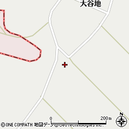 秋田県山本郡三種町芦崎大谷泊周辺の地図