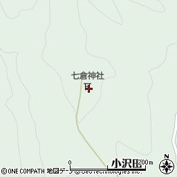 秋田県北秋田郡上小阿仁村小沢田114周辺の地図