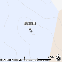 高倉山周辺の地図