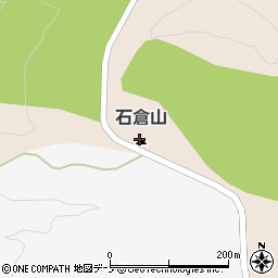 石倉山周辺の地図