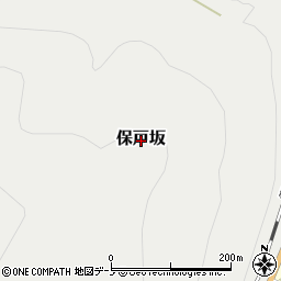 岩手県八幡平市保戸坂周辺の地図