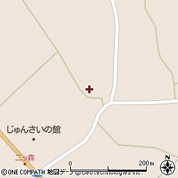 秋田県山本郡三種町森岳家後74周辺の地図