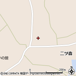 秋田県山本郡三種町森岳家後周辺の地図