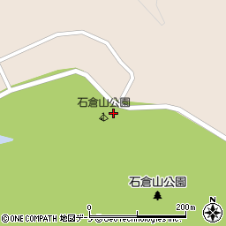 三種町石倉山公園　管理棟周辺の地図