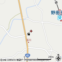 岩手県野田村（九戸郡）玉川（第５地割）周辺の地図