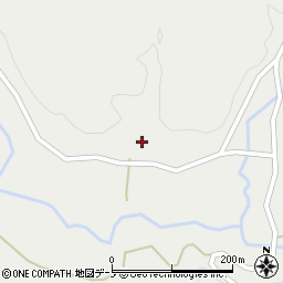 秋田県山本郡三種町下岩川下添畑周辺の地図