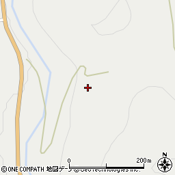 秋田県鹿角市八幡平周辺の地図