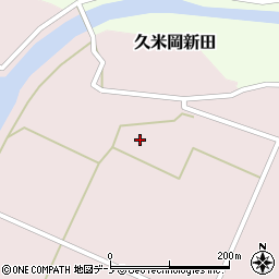 秋田県山本郡三種町久米岡新田吉崎周辺の地図