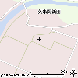 秋田県三種町（山本郡）久米岡新田（吉崎）周辺の地図