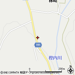 秋田県鹿角市八幡平林崎6周辺の地図