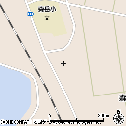 秋田県山本郡三種町森岳東囲229周辺の地図