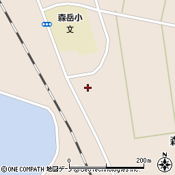 秋田県山本郡三種町森岳東囲221周辺の地図