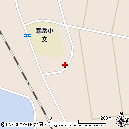 秋田県山本郡三種町森岳東囲199周辺の地図