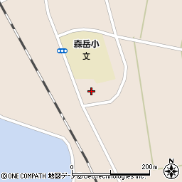 秋田県山本郡三種町森岳東囲193周辺の地図