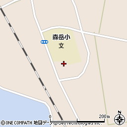 秋田県山本郡三種町森岳東囲191周辺の地図