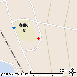 秋田県山本郡三種町森岳東囲181周辺の地図