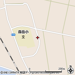 秋田県山本郡三種町森岳東囲174周辺の地図