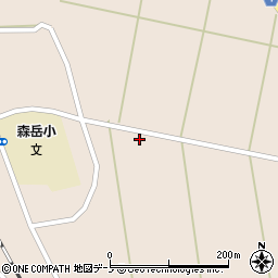 秋田県山本郡三種町森岳塞ノ神24周辺の地図