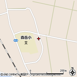 秋田県山本郡三種町森岳東囲173周辺の地図