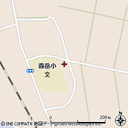 秋田県山本郡三種町森岳東囲168周辺の地図