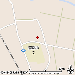 秋田県山本郡三種町森岳東囲100周辺の地図