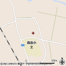 秋田県山本郡三種町森岳東囲101周辺の地図