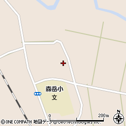 秋田県山本郡三種町森岳東囲80周辺の地図