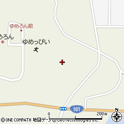 秋田県山本郡三種町大口上の沢周辺の地図