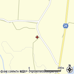 秋田県北秋田市鎌沢雪田堤掛3周辺の地図