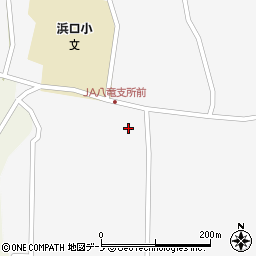 秋田県山本郡三種町浜田堤下周辺の地図