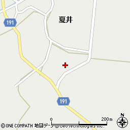 秋田県鹿角市八幡平夏井151周辺の地図