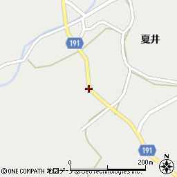 秋田県鹿角市八幡平寺山周辺の地図
