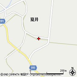 秋田県鹿角市八幡平夏井152周辺の地図