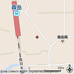 秋田県山本郡三種町森岳小狭間125-3周辺の地図